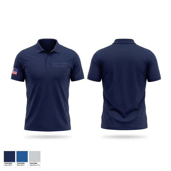 Short Sleeve Performance Polo, Scituate Fire Department, Fire Department, Teamtime, Team time, sublimation, custom sports apparel, team uniforms, spirit wear, spiritwear, sports uniforms, custom shirts, team store, custom team store, fundraiser sports, apparel fundraiser