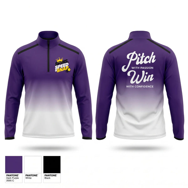 Quarter Zip Jacket, Spins, Speed & Snap Pitching, , Teamtime, Team time, sublimation, custom sports apparel, team uniforms, spirit wear, spiritwear, sports uniforms, custom shirts, team store, custom team store, fundraiser sports, apparel fundraiser