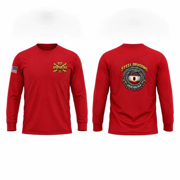 Long Sleeve Performance Shirt, 2-82 FAR, 1CD DIVARTY, SPUR, Army, Teamtime, Team time, sublimation, custom sports apparel, team uniforms, spirit wear, spiritwear, sports uniforms, custom shirts, team store, custom team store, fundraiser sports, apparel fundraiser