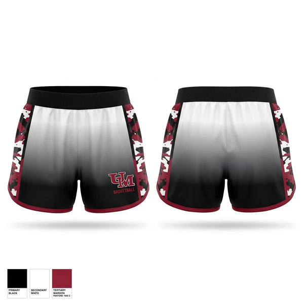 Womens Shorts, University of Mobile, Men's Basketball, Teamtime, Team time, sublimation, custom sports apparel, team uniforms, spirit wear, spiritwear, sports uniforms, custom shirts, team store, custom team store, fundraiser sports, apparel fundraiser