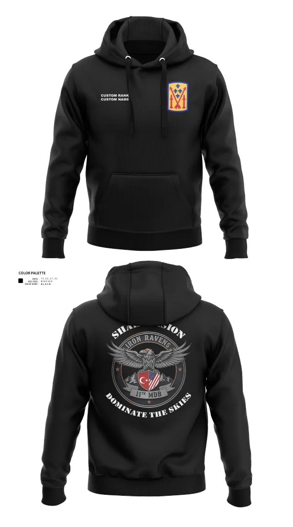 Hoodie, 11th MDB, Army, Teamtime, Team time, sublimation, custom sports apparel, team uniforms, spirit wear, spiritwear, sports uniforms, custom shirts, team store, custom team store, fundraiser sports, apparel fundraiser