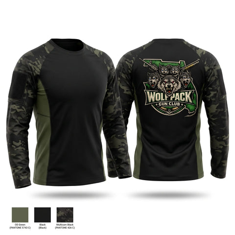 Long Sleeve Performance Shirt, The Wolfpack Gun Club, , Teamtime, Team time, sublimation, custom sports apparel, team uniforms, spirit wear, spiritwear, sports uniforms, custom shirts, team store, custom team store, fundraiser sports, apparel fundraiser