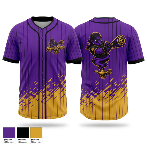 Two Button Softball Jersey, Rim Genie, Softball, Teamtime, Team time, sublimation, custom sports apparel, team uniforms, spirit wear, spiritwear, sports uniforms, custom shirts, team store, custom team store, fundraiser sports, apparel fundraiser