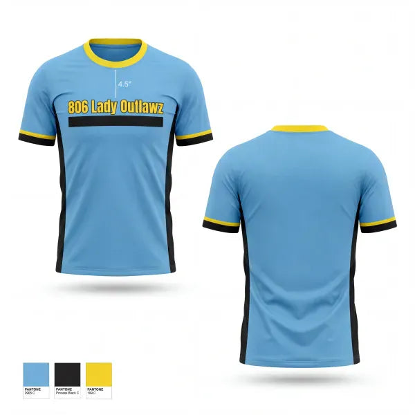 Short Sleeve Performance Shirt, 806 Lady Outlawz, Softball, Teamtime, Team time, sublimation, custom sports apparel, team uniforms, spirit wear, spiritwear, sports uniforms, custom shirts, team store, custom team store, fundraiser sports, apparel fundraiser