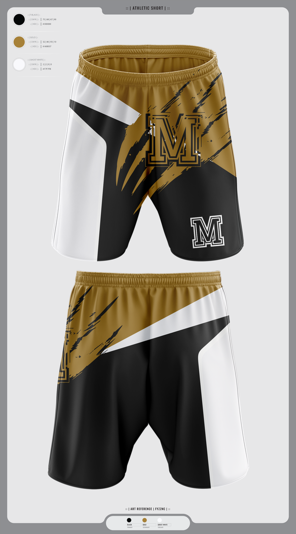 Athletic Shorts With Pockets, Marceline Tigers, , Teamtime, Team time, sublimation, custom sports apparel, team uniforms, spirit wear, spiritwear, sports uniforms, custom shirts, team store, custom team store, fundraiser sports, apparel fundraiser