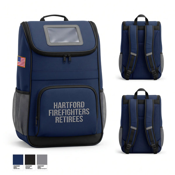 Gear Bag, Hartford Firefighters Retirees, Fire Department, Teamtime, Team time, sublimation, custom sports apparel, team uniforms, spirit wear, spiritwear, sports uniforms, custom shirts, team store, custom team store, fundraiser sports, apparel fundraiser