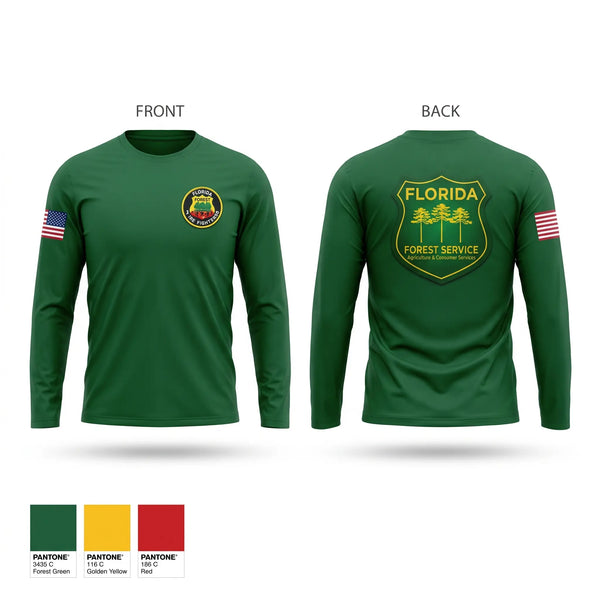 Long Sleeve Performance Shirt, Florida Forest Service, Fire Department, Teamtime, Team time, sublimation, custom sports apparel, team uniforms, spirit wear, spiritwear, sports uniforms, custom shirts, team store, custom team store, fundraiser sports, apparel fundraiser