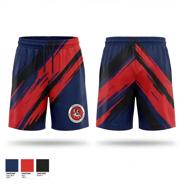 Athletic Shorts With Pockets, Los Mo Dojo Brazilian jiujitsu judo club, , Teamtime, Team time, sublimation, custom sports apparel, team uniforms, spirit wear, spiritwear, sports uniforms, custom shirts, team store, custom team store, fundraiser sports, apparel fundraiser