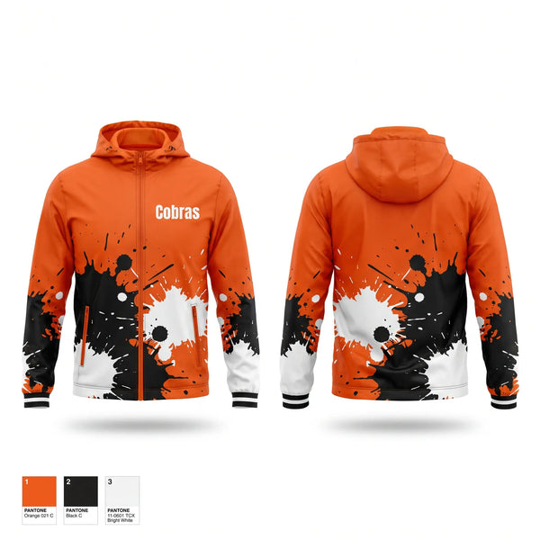 Windbreaker, Cobras, Baseball, Teamtime, Team time, sublimation, custom sports apparel, team uniforms, spirit wear, spiritwear, sports uniforms, custom shirts, team store, custom team store, fundraiser sports, apparel fundraiser