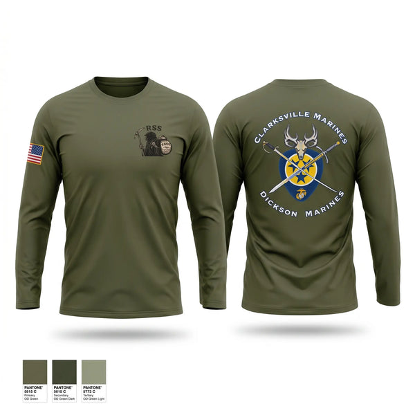 Long Sleeve Performance Shirt, RSS Clarksville, Marines, Teamtime, Team time, sublimation, custom sports apparel, team uniforms, spirit wear, spiritwear, sports uniforms, custom shirts, team store, custom team store, fundraiser sports, apparel fundraiser