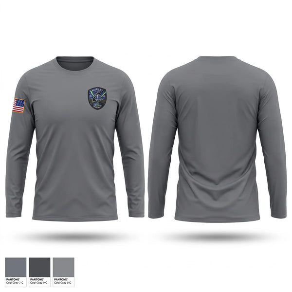 Long Sleeve Performance Shirt, Hurley Ambulance Service, EMS/EMT, Teamtime, Team time, sublimation, custom sports apparel, team uniforms, spirit wear, spiritwear, sports uniforms, custom shirts, team store, custom team store, fundraiser sports, apparel fundraiser