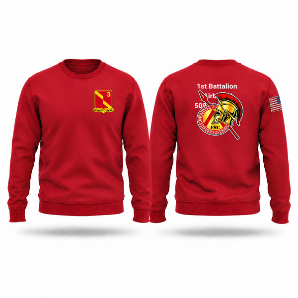 Crew Neck Sweatshirt, 135th FSC, Army, Teamtime, Team time, sublimation, custom sports apparel, team uniforms, spirit wear, spiritwear, sports uniforms, custom shirts, team store, custom team store, fundraiser sports, apparel fundraiser