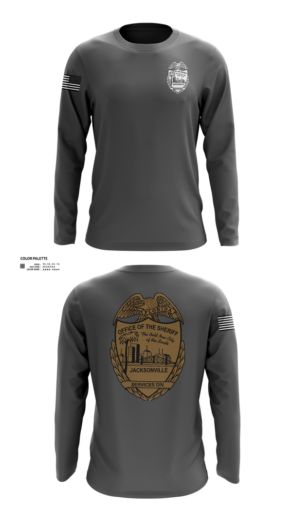 Long Sleeve Performance Shirt, SERVICES DIV., Police, Teamtime, Team time, sublimation, custom sports apparel, team uniforms, spirit wear, spiritwear, sports uniforms, custom shirts, team store, custom team store, fundraiser sports, apparel fundraiser