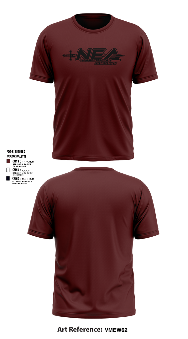 Short Sleeve Performance Shirt, Northeastern Assassins, E-Sports, Teamtime, Team time, sublimation, custom sports apparel, team uniforms, spirit wear, spiritwear, sports uniforms, custom shirts, team store, custom team store, fundraiser sports, apparel fundraiser