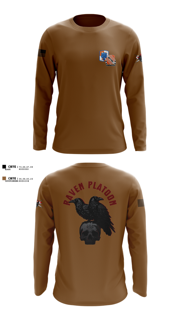 Long Sleeve Performance Shirt, , Army, Teamtime, Team time, sublimation, custom sports apparel, team uniforms, spirit wear, spiritwear, sports uniforms, custom shirts, team store, custom team store, fundraiser sports, apparel fundraiser