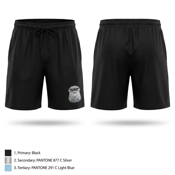 Athletic Shorts With Pockets, Westland Police Department, Police, Teamtime, Team time, sublimation, custom sports apparel, team uniforms, spirit wear, spiritwear, sports uniforms, custom shirts, team store, custom team store, fundraiser sports, apparel fundraiser