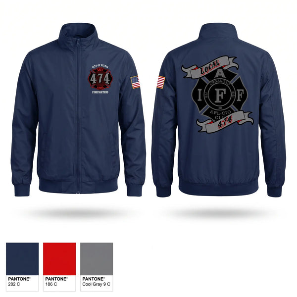 Windbreaker, Elyria Fire Department, Fire Department, Teamtime, Team time, sublimation, custom sports apparel, team uniforms, spirit wear, spiritwear, sports uniforms, custom shirts, team store, custom team store, fundraiser sports, apparel fundraiser