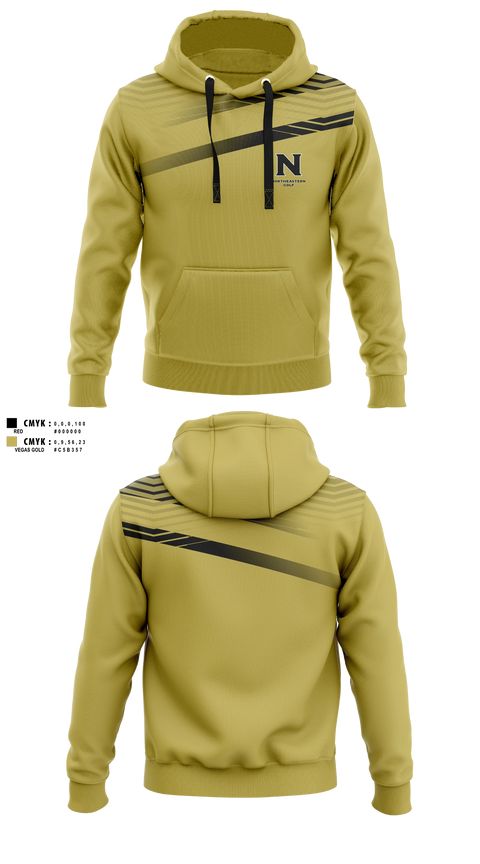 Hoodie, Northeastern Junior College Golf Team, Golf, Teamtime, Team time, sublimation, custom sports apparel, team uniforms, spirit wear, spiritwear, sports uniforms, custom shirts, team store, custom team store, fundraiser sports, apparel fundraiser