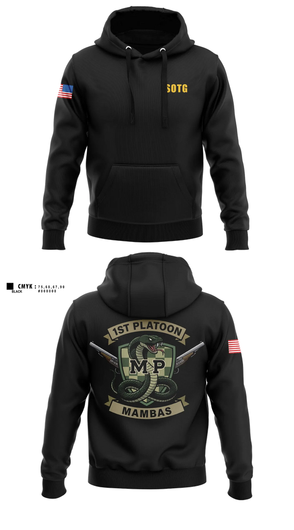 Hoodie, 410TH Military Police Mambas, Army, Teamtime, Team time, sublimation, custom sports apparel, team uniforms, spirit wear, spiritwear, sports uniforms, custom shirts, team store, custom team store, fundraiser sports, apparel fundraiser
