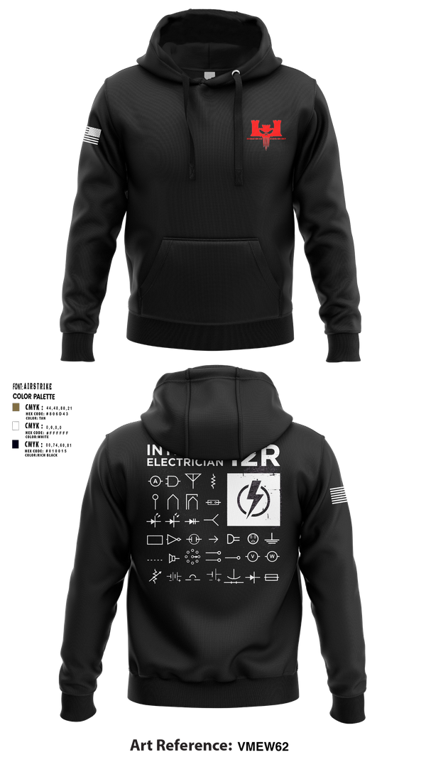 Hoodie, 302nd EN CO, Army, Teamtime, Team time, sublimation, custom sports apparel, team uniforms, spirit wear, spiritwear, sports uniforms, custom shirts, team store, custom team store, fundraiser sports, apparel fundraiser