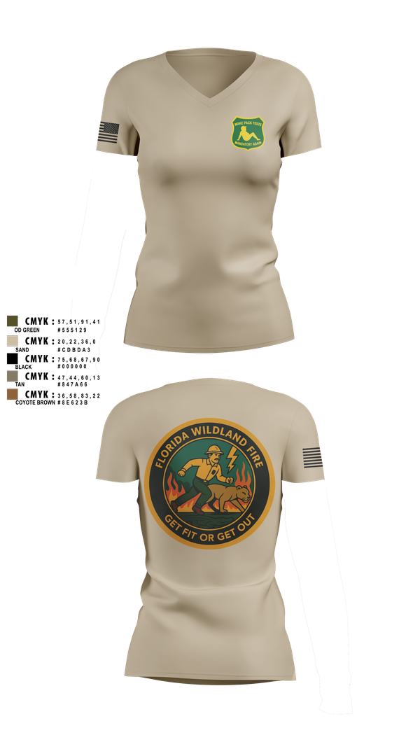 Womens Short Sleeve Vneck Shirt, Florida, , Teamtime, Team time, sublimation, custom sports apparel, team uniforms, spirit wear, spiritwear, sports uniforms, custom shirts, team store, custom team store, fundraiser sports, apparel fundraiser