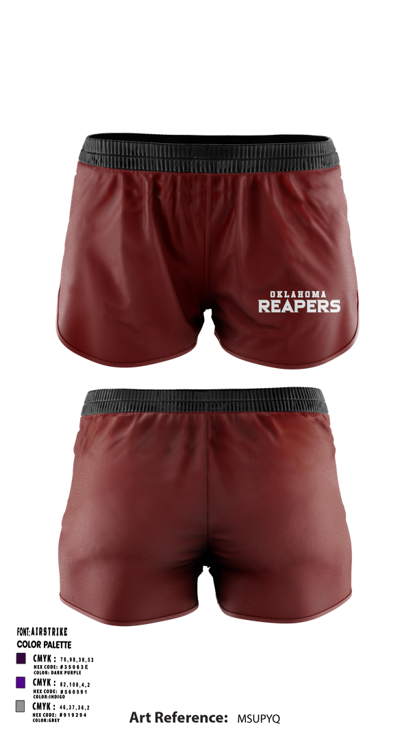 Ranger Panties, Oklahoma Reapers, Softball, Teamtime, Team time, sublimation, custom sports apparel, team uniforms, spirit wear, spiritwear, sports uniforms, custom shirts, team store, custom team store, fundraiser sports, apparel fundraiser