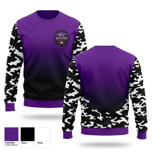 Crew Neck Sweatshirt, WBC Silent Hunters, Softball, Teamtime, Team time, sublimation, custom sports apparel, team uniforms, spirit wear, spiritwear, sports uniforms, custom shirts, team store, custom team store, fundraiser sports, apparel fundraiser