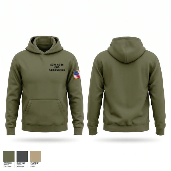 Hoodie, SOI-W, H&S Bn, H&S Co. Ammo Section, Marines, Teamtime, Team time, sublimation, custom sports apparel, team uniforms, spirit wear, spiritwear, sports uniforms, custom shirts, team store, custom team store, fundraiser sports, apparel fundraiser