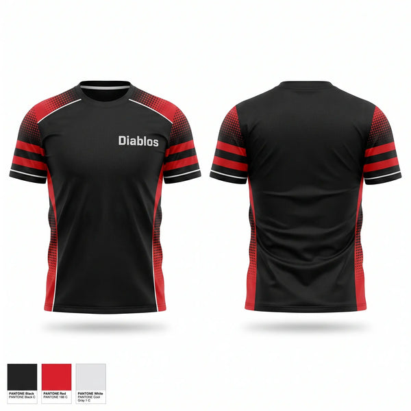 Football Jersey, Diablos, Baseball, Teamtime, Team time, sublimation, custom sports apparel, team uniforms, spirit wear, spiritwear, sports uniforms, custom shirts, team store, custom team store, fundraiser sports, apparel fundraiser