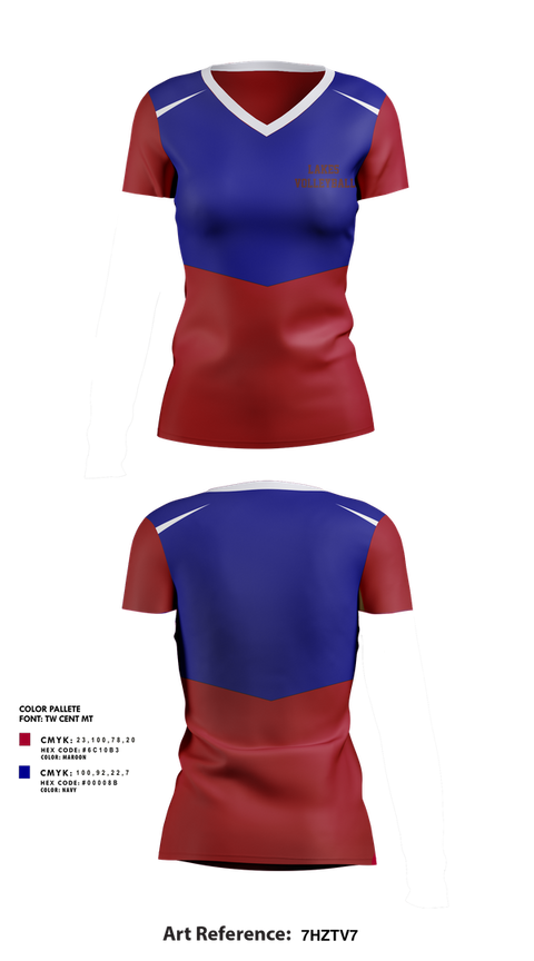Womens Short Sleeve Vneck Shirt, Lakes Volleyball, Women's Volleyball, Teamtime, Team time, sublimation, custom sports apparel, team uniforms, spirit wear, spiritwear, sports uniforms, custom shirts, team store, custom team store, fundraiser sports, apparel fundraiser