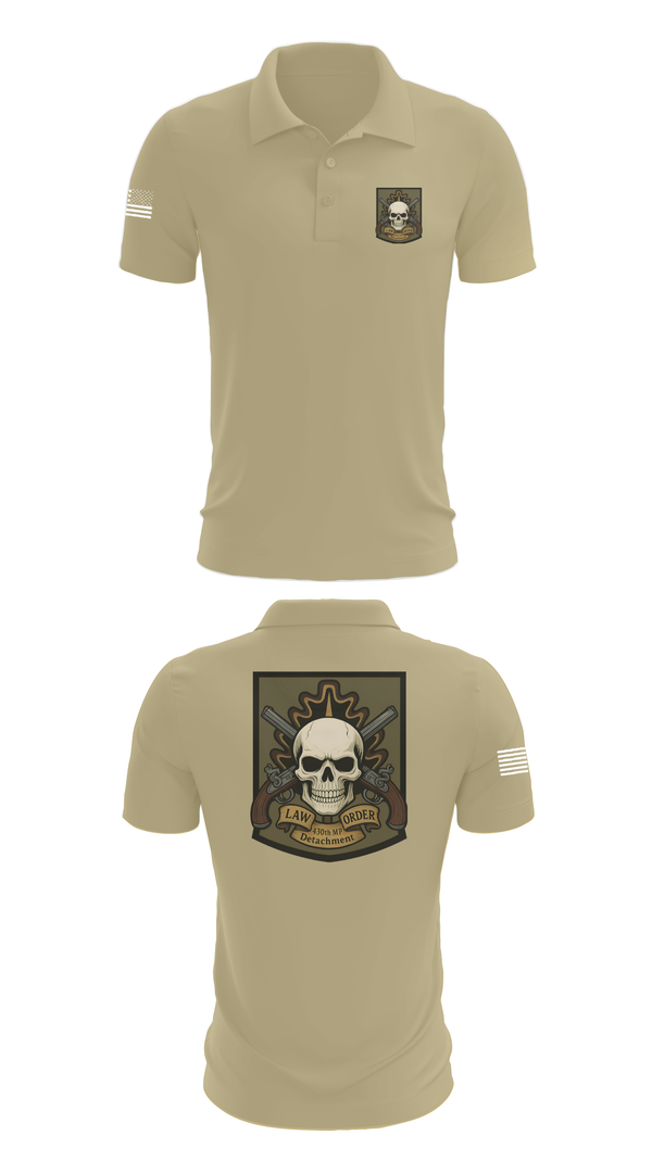 Short Sleeve Performance Polo, 430th MP Detachment, , Teamtime, Team time, sublimation, custom sports apparel, team uniforms, spirit wear, spiritwear, sports uniforms, custom shirts, team store, custom team store, fundraiser sports, apparel fundraiser