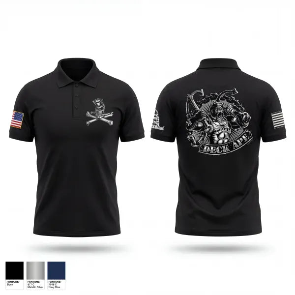 Short Sleeve Performance Polo, Boatswain Mate, Navy, Teamtime, Team time, sublimation, custom sports apparel, team uniforms, spirit wear, spiritwear, sports uniforms, custom shirts, team store, custom team store, fundraiser sports, apparel fundraiser