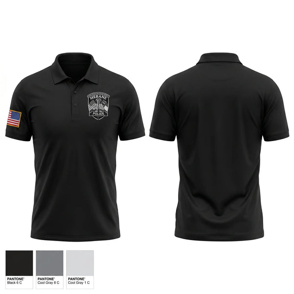 Short Sleeve Performance Polo, Mebane Police Department, Police, Teamtime, Team time, sublimation, custom sports apparel, team uniforms, spirit wear, spiritwear, sports uniforms, custom shirts, team store, custom team store, fundraiser sports, apparel fundraiser