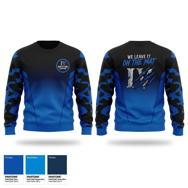 Crew Neck Sweatshirt, imperial valley wrestling empire, Wrestling, Teamtime, Team time, sublimation, custom sports apparel, team uniforms, spirit wear, spiritwear, sports uniforms, custom shirts, team store, custom team store, fundraiser sports, apparel fundraiser