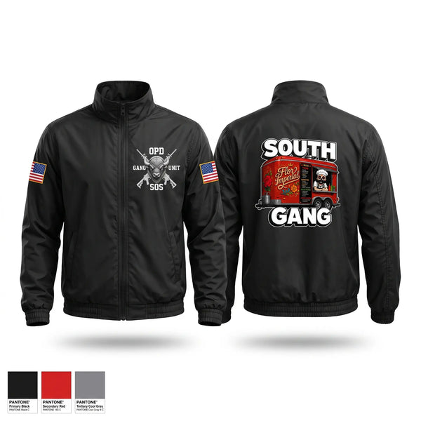 Windbreaker, South Gang Unit, Police, Teamtime, Team time, sublimation, custom sports apparel, team uniforms, spirit wear, spiritwear, sports uniforms, custom shirts, team store, custom team store, fundraiser sports, apparel fundraiser
