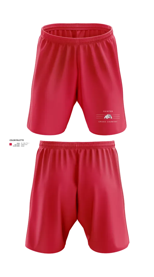 Athletic Shorts With Pockets, Quinter Bulldogs, Cross Country, Teamtime, Team time, sublimation, custom sports apparel, team uniforms, spirit wear, spiritwear, sports uniforms, custom shirts, team store, custom team store, fundraiser sports, apparel fundraiser