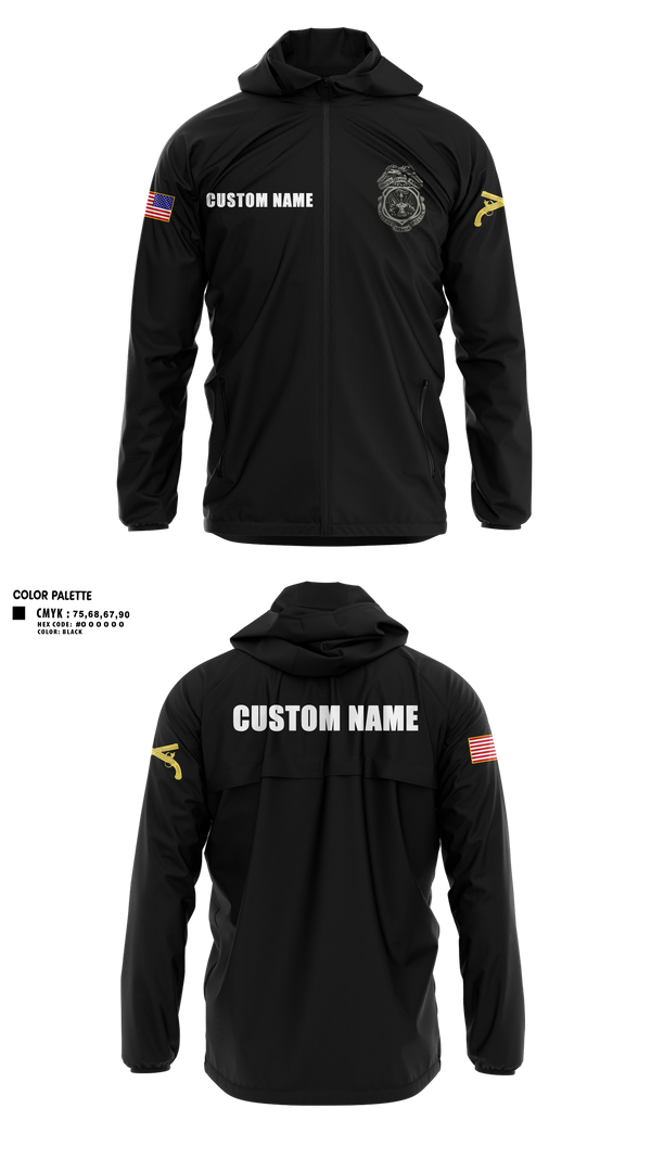 Windbreaker, 13th MDBFort Jackson LEA, Army, Teamtime, Team time, sublimation, custom sports apparel, team uniforms, spirit wear, spiritwear, sports uniforms, custom shirts, team store, custom team store, fundraiser sports, apparel fundraiser