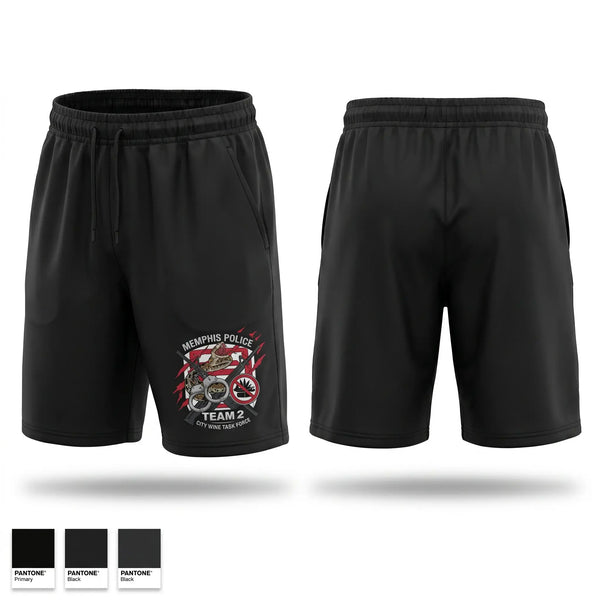 Athletic Shorts With Pockets, Memphis Police City Wide Task Force Team Two, Police, Teamtime, Team time, sublimation, custom sports apparel, team uniforms, spirit wear, spiritwear, sports uniforms, custom shirts, team store, custom team store, fundraiser sports, apparel fundraiser