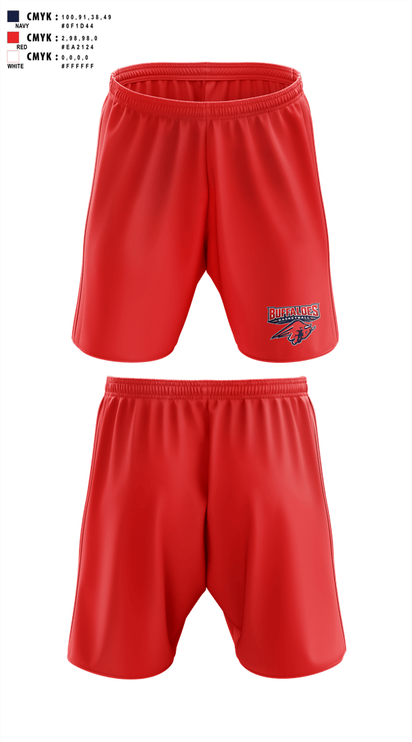 Athletic Shorts With Pockets, Illinois Buffaloes, Men's Basketball, Teamtime, Team time, sublimation, custom sports apparel, team uniforms, spirit wear, spiritwear, sports uniforms, custom shirts, team store, custom team store, fundraiser sports, apparel fundraiser