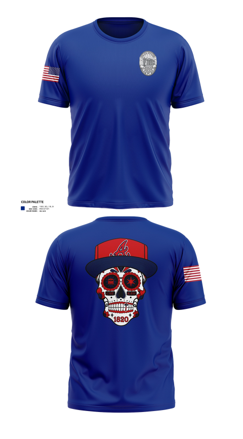 Old School Cotton Feel Shirt, Cheraw, Police, Teamtime, Team time, sublimation, custom sports apparel, team uniforms, spirit wear, spiritwear, sports uniforms, custom shirts, team store, custom team store, fundraiser sports, apparel fundraiser