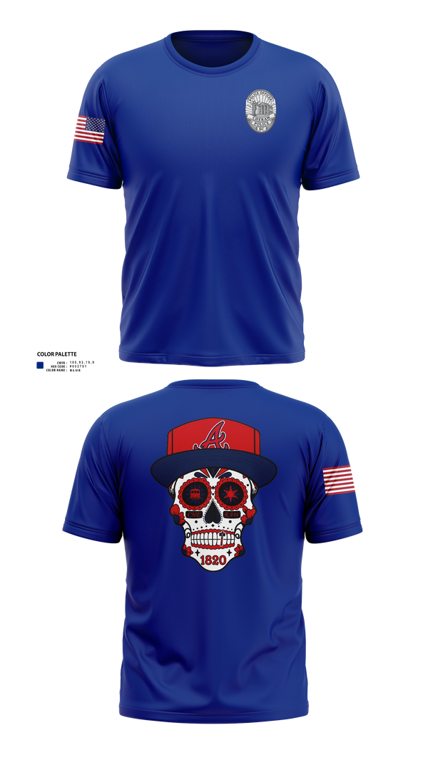 Old School Cotton Feel Shirt, Cheraw, Police, Teamtime, Team time, sublimation, custom sports apparel, team uniforms, spirit wear, spiritwear, sports uniforms, custom shirts, team store, custom team store, fundraiser sports, apparel fundraiser