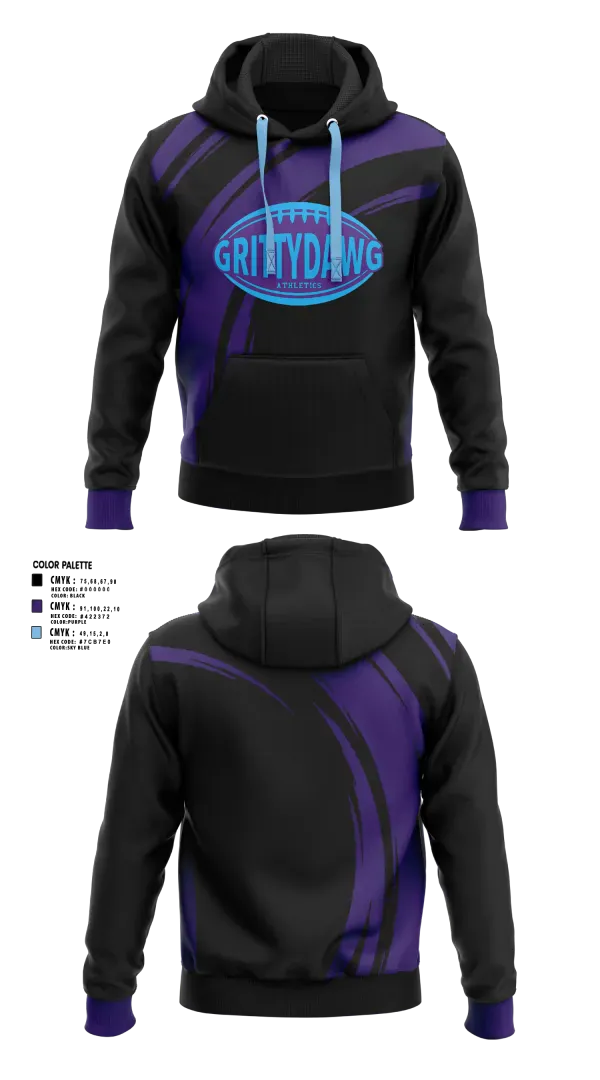 Hoodie, GrittyDawg Athletics, , Teamtime, Team time, sublimation, custom sports apparel, team uniforms, spirit wear, spiritwear, sports uniforms, custom shirts, team store, custom team store, fundraiser sports, apparel fundraiser
