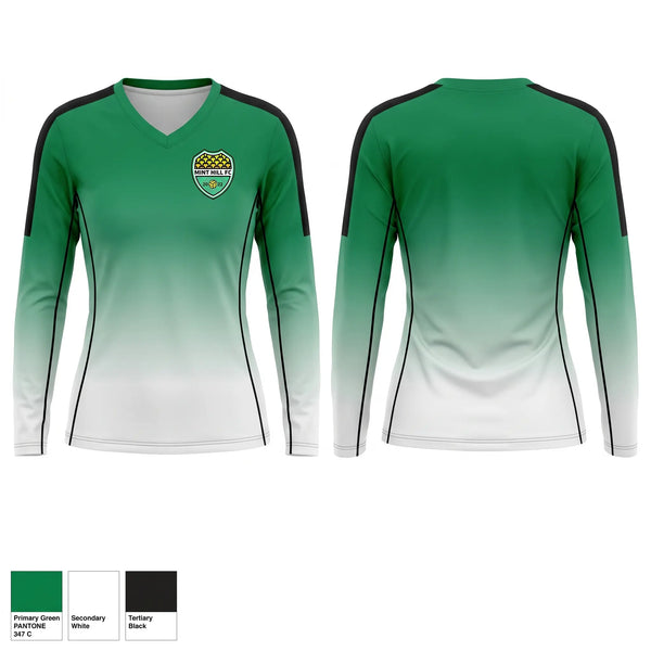 Womens Long Sleeve Vneck Shirt, Mint hill fc, Men's Soccer, Teamtime, Team time, sublimation, custom sports apparel, team uniforms, spirit wear, spiritwear, sports uniforms, custom shirts, team store, custom team store, fundraiser sports, apparel fundraiser