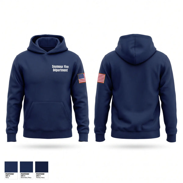 Hoodie, Seymour Fire Department, Fire Department, Teamtime, Team time, sublimation, custom sports apparel, team uniforms, spirit wear, spiritwear, sports uniforms, custom shirts, team store, custom team store, fundraiser sports, apparel fundraiser