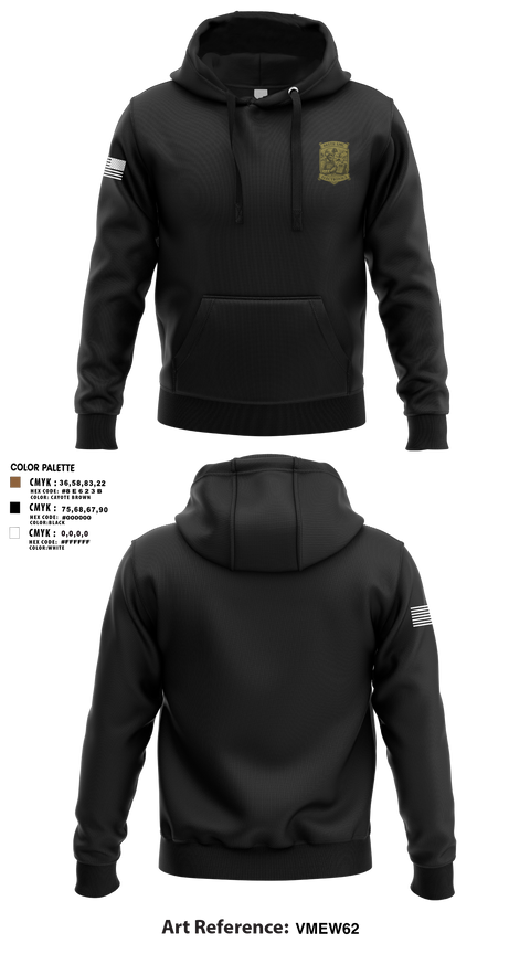 Hoodie, 665th SMC, Army, Teamtime, Team time, sublimation, custom sports apparel, team uniforms, spirit wear, spiritwear, sports uniforms, custom shirts, team store, custom team store, fundraiser sports, apparel fundraiser