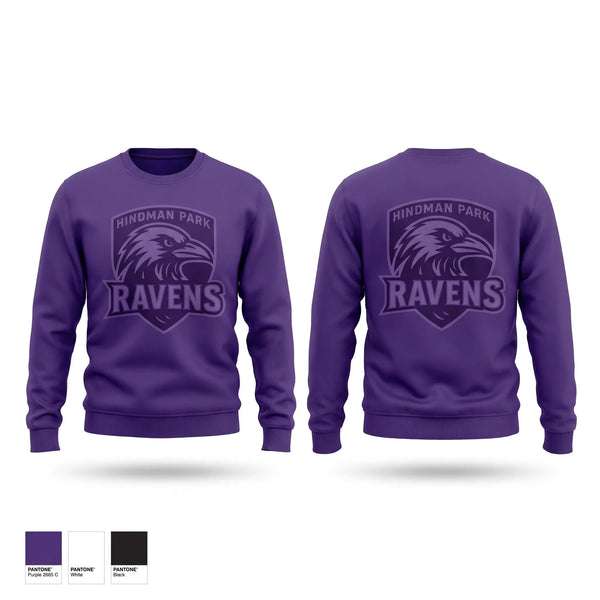 Crew Neck Sweatshirt, Hindman Park Ravens, Men's Basketball, Teamtime, Team time, sublimation, custom sports apparel, team uniforms, spirit wear, spiritwear, sports uniforms, custom shirts, team store, custom team store, fundraiser sports, apparel fundraiser