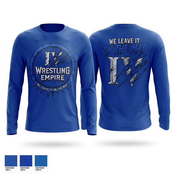 Long Sleeve Performance Shirt, imperial valley wrestling empire, Wrestling, Teamtime, Team time, sublimation, custom sports apparel, team uniforms, spirit wear, spiritwear, sports uniforms, custom shirts, team store, custom team store, fundraiser sports, apparel fundraiser