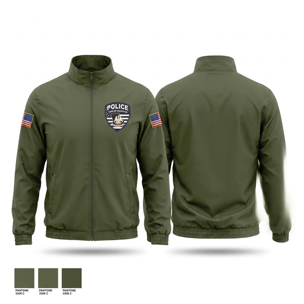 Windbreaker, Haughton Police Department, Police, Teamtime, Team time, sublimation, custom sports apparel, team uniforms, spirit wear, spiritwear, sports uniforms, custom shirts, team store, custom team store, fundraiser sports, apparel fundraiser