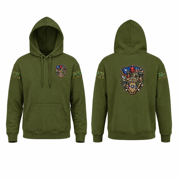 Hoodie, McColl Police Department, Police, Teamtime, Team time, sublimation, custom sports apparel, team uniforms, spirit wear, spiritwear, sports uniforms, custom shirts, team store, custom team store, fundraiser sports, apparel fundraiser