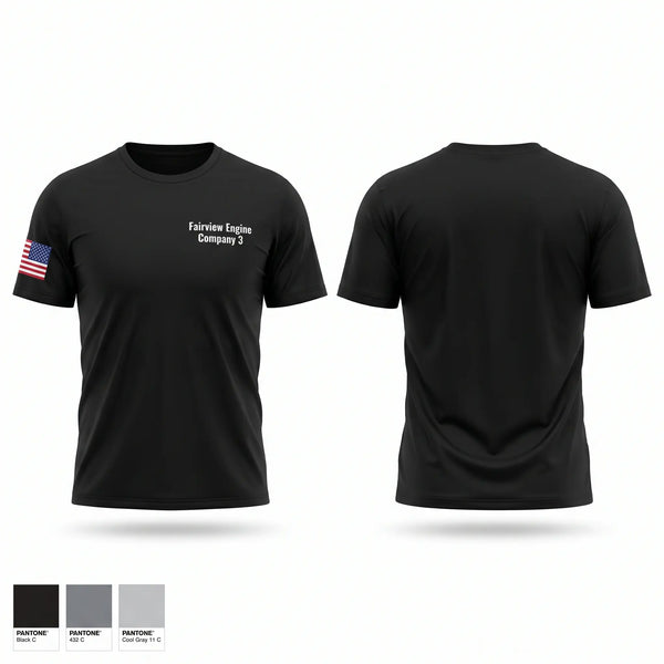 Short Sleeve Performance Shirt, Fairview Engine Company 3, Fire Department, Teamtime, Team time, sublimation, custom sports apparel, team uniforms, spirit wear, spiritwear, sports uniforms, custom shirts, team store, custom team store, fundraiser sports, apparel fundraiser